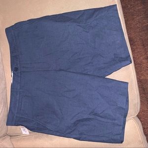 Original Penguin slim fit navy shorts